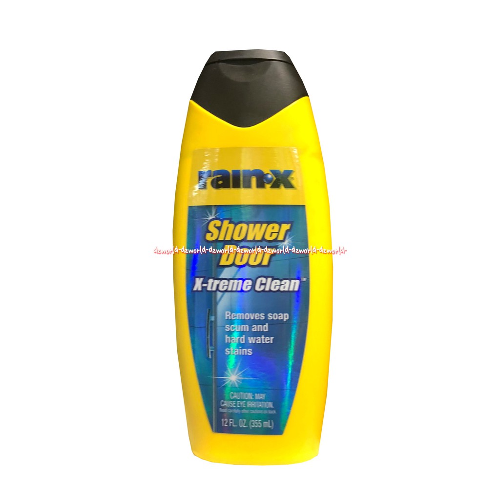 Rainox Shower Rainox Shower Door X-Treme Clean 355ml Cairan Pembersih Kaca Kamar Mandi Pembersih Sisa Sabun Kerak Air Rain X Rain-x Raino-X Showerdoorer Door X-Treme Clean 355ml Cairan Pembersih Kaca Kamar Mandi Pembersih Sisa Sabun Kerak Air Rain X