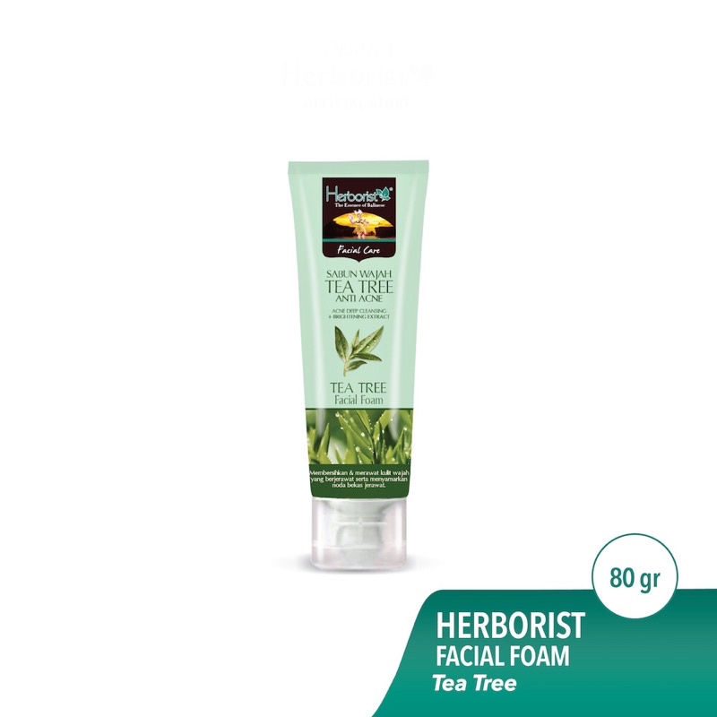 Facial foam tea tree 80 ml HERBORIST