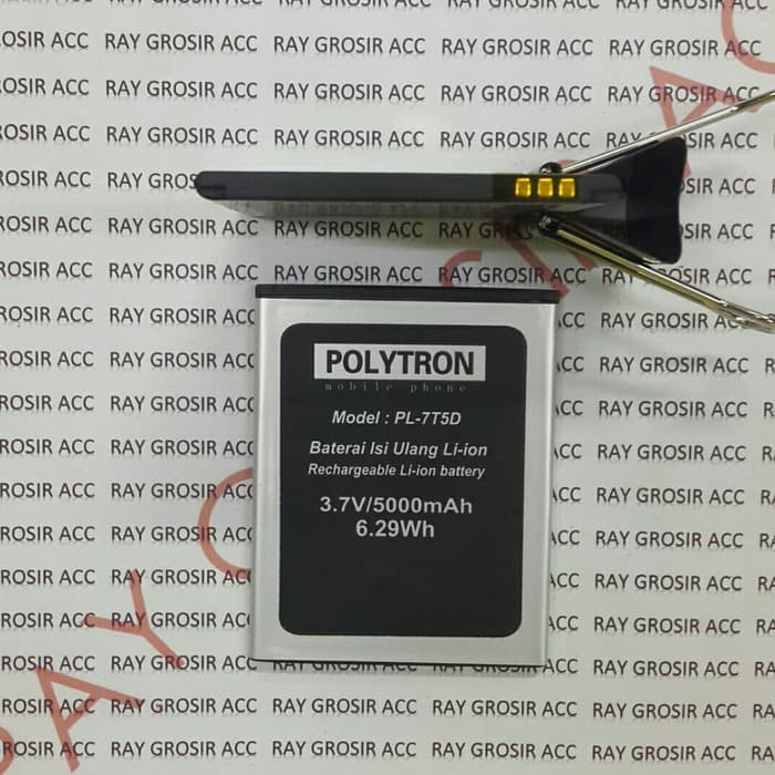 Baterai Original Polytron Rocket T3 R2507 PL-7T5D PL7T5D