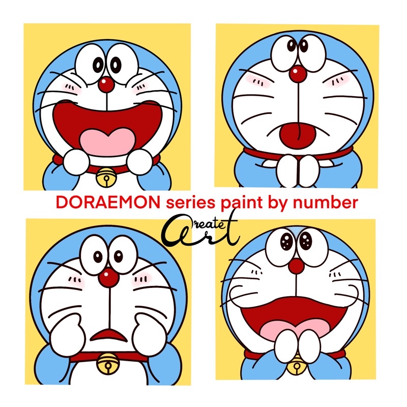

Doraemon paint by number Create Art