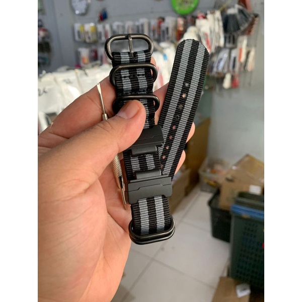 Strap Tali Jam Tangan G shock Nato Zulu kombinasi 22MM