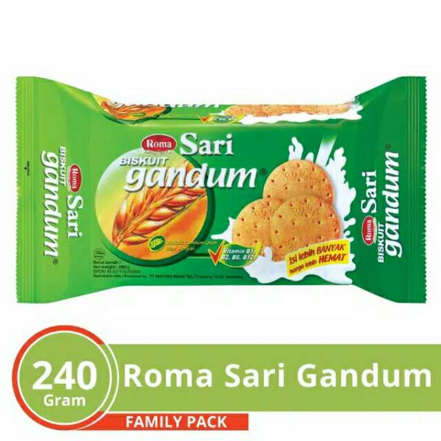 

A11 Roma Sari Gandum 240g