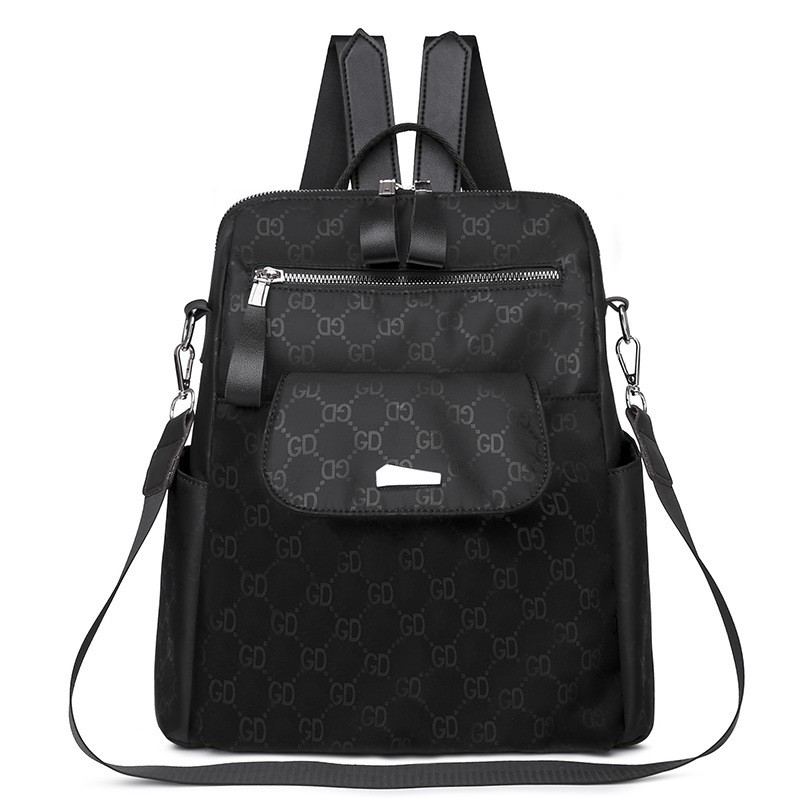 TAS RANSEL WANITA ANTI AIR HITAM AGOLA TA424B5 BACKPACK SEKOLAH IMPORT KULIAH KERJA BESAR PUNGGUNG GENDONG CEWEK KOREA REMAJA PREMIUM KEKINIAN MURAH