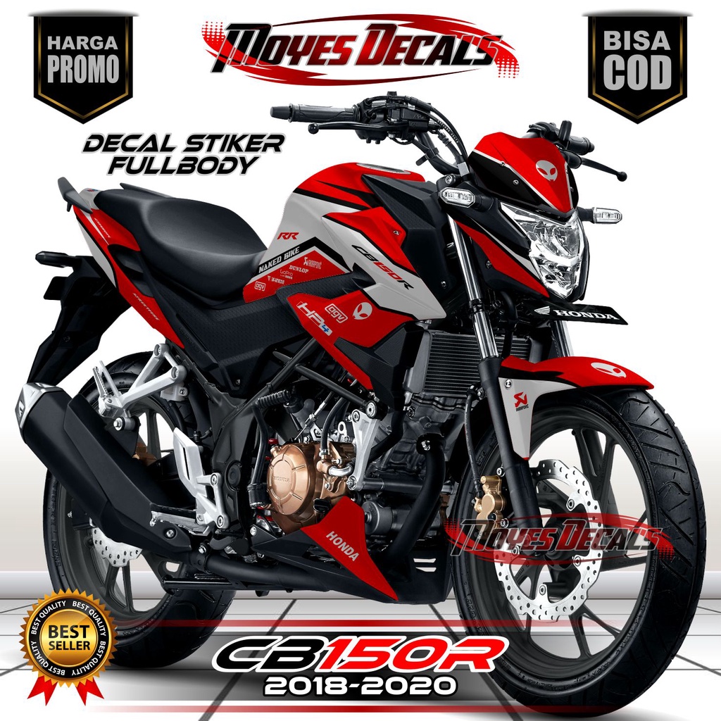 Decal Stiker Fullbody Motor CB 150R Tahun 2018-2020 Modifikasi Stiker Motor Fullbody CB 150R  Decal 
