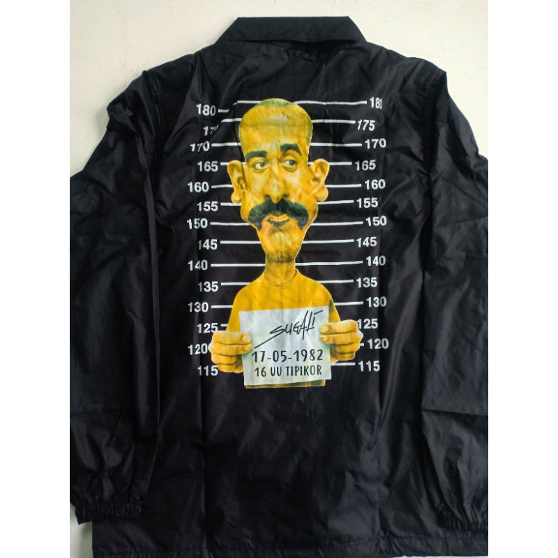 JAKET COACH DISTRO IWAN FALS KARIKATUR SUGALI
