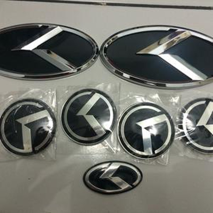 Kia Picanto Cosmo emblem Kia logo K racing black red ready