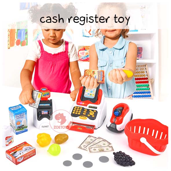 Zoetoys Cash Register Toy | Anak 24 set Super Market | Mainan Kasir Kasiran Edukasi Anak | Cari Kado Edukasi Natal