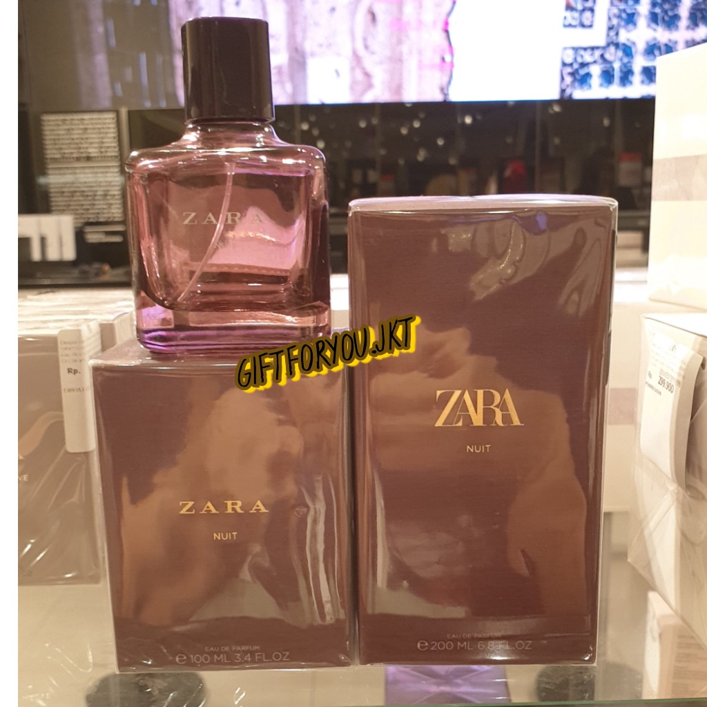 Zara Parfum NUIT 100 200 ML EDP Eau De Parfum Original Shopee Indonesia