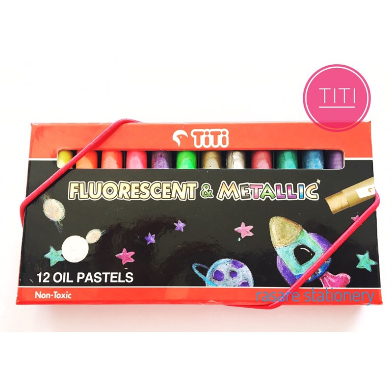 

CRAYON TITI OIL PASTELS FLUORESCENT & METALIK