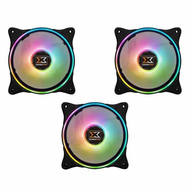 Xagatek Galaxy II Pro 3 Pack Fan 120mm Hub + Controller