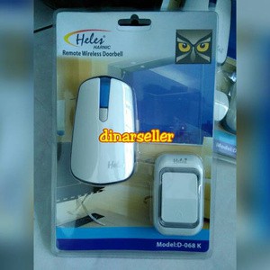 Heles bel rumah wireless (NEW MODEL) tanpa kabel 1 remote