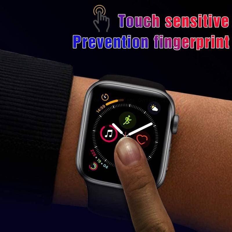 3d Pelindung Layar Tempered Glass Full Cover Untuk Apple Watch Ultra Series 8 4 5 6 7 49MM 40MM 41MM 45MM 45MM 1 2 3 SE 38mm 42mm