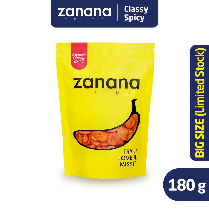 

Keripik Pisang Zanana Classy Spicy (BIG SIZE, LIMITED STOCK)