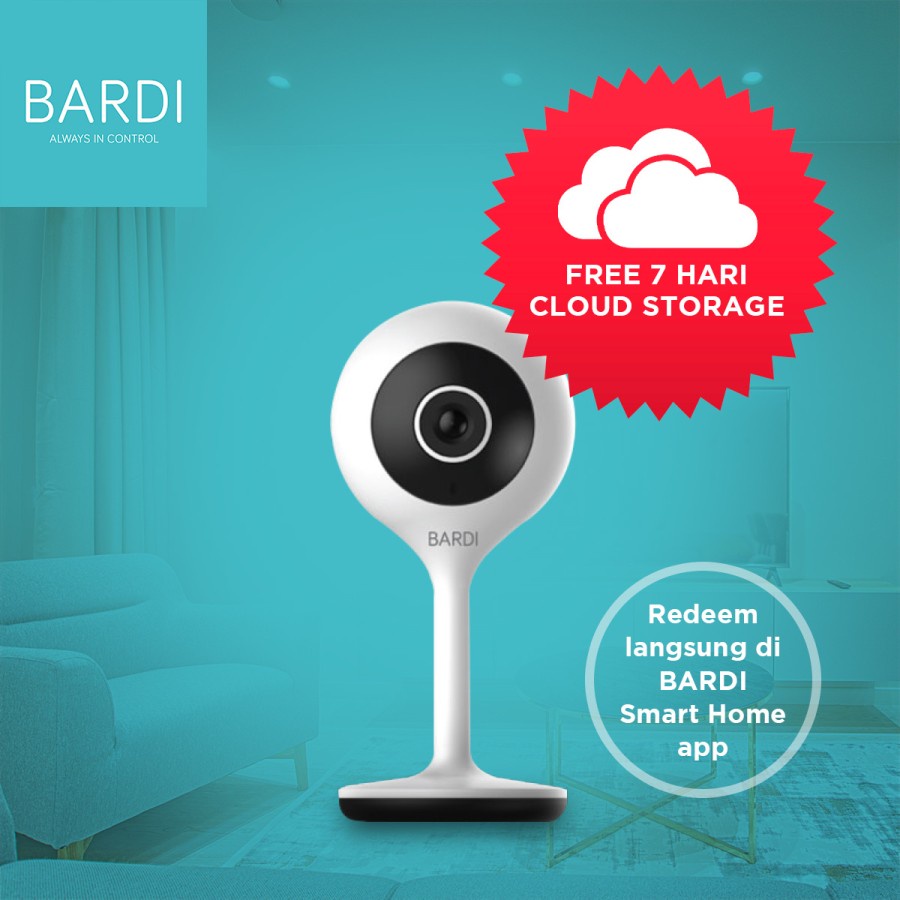 BARDI Smart IP Camera Indoor 1080p HD IDR-IPCAM Garansi Resmi 1th