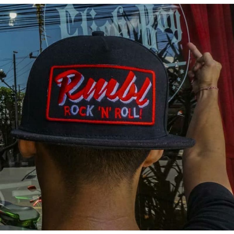 TOPI RUMBLE HAT RNR BK / TOPI RUMBLE / RUMBLE ORIGINAL / RUMBLE BALI