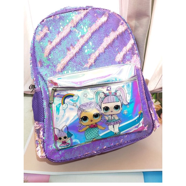 ransel lol usap sequin size jumbo 42 cm