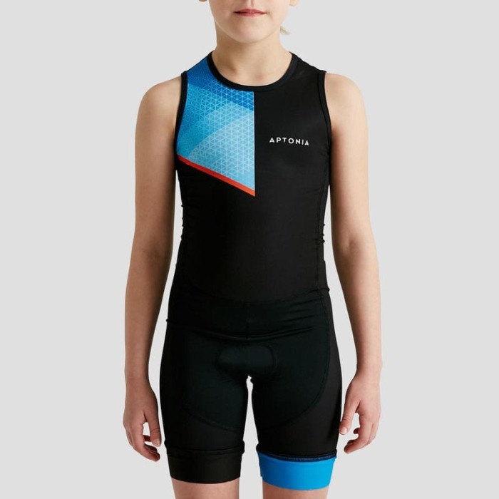 Aptonia Trisuit Triathlon Tanpa Lengan Anak Decathlon 8495326 - 8 Tahun