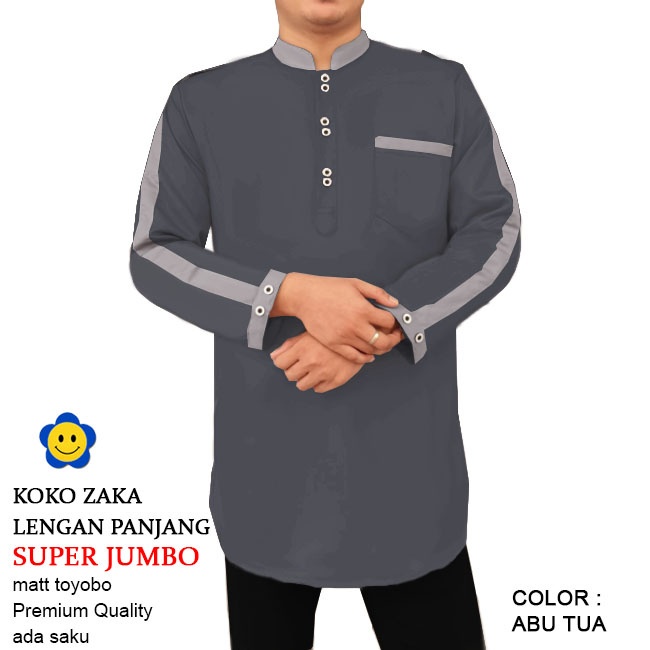 CTN Baju muslim koko ZAKA lengan panjang best seller