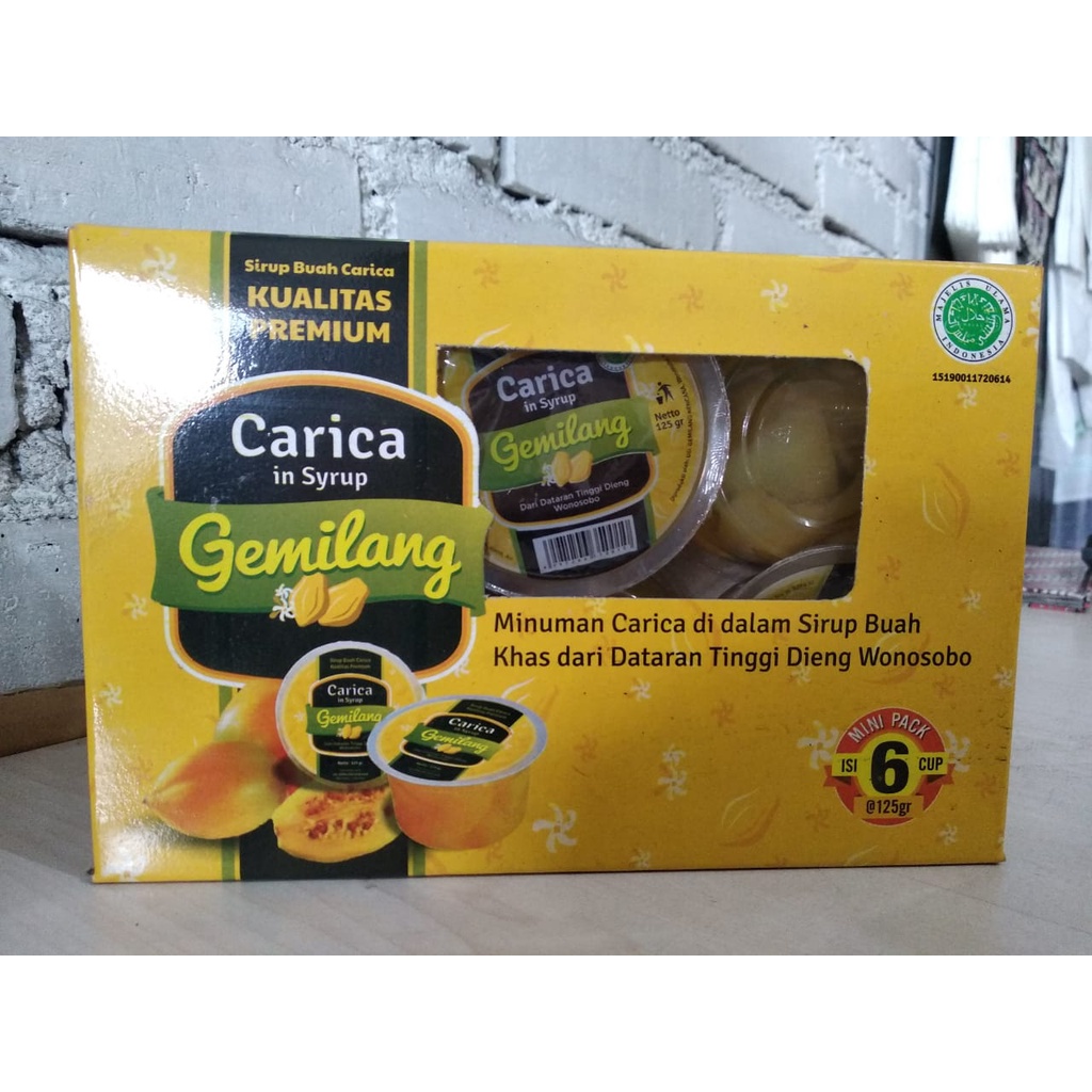 CARICA GEMILANG ISI 6 CUP