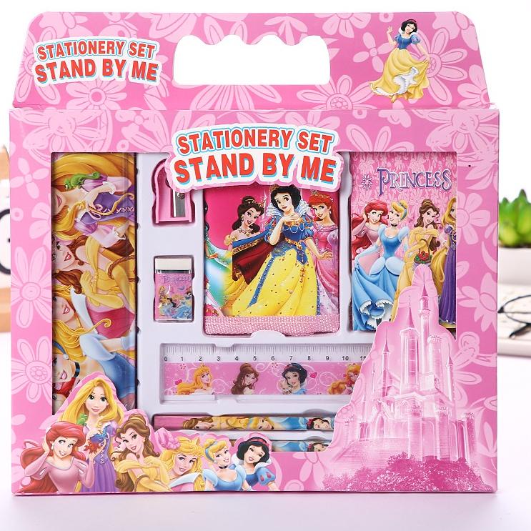 

Hemat Paket Alat tulis set 8 in 1 box anak-anak sekolah kartun pengaris kotak pencil stationary set 8in1 school