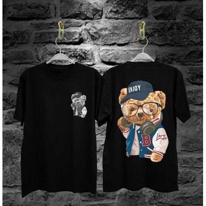 KAOS OVERSIZE ENJOY BEAR // OV TOPI ENJOY BEAR T-SHIRT