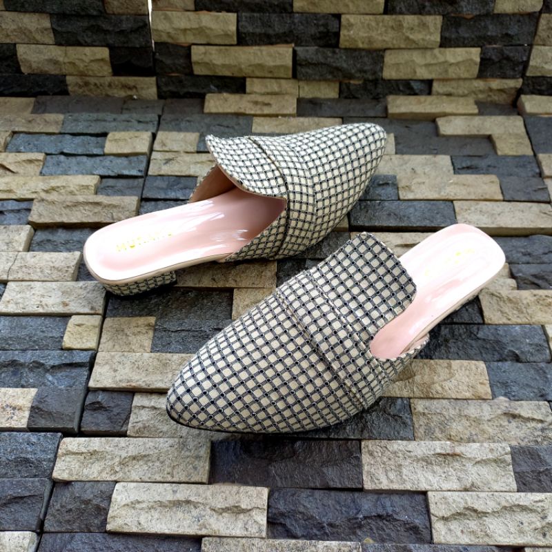 Mules Murano Larasati Motif Spesial Sepatu Big Size Jumbo 41-46