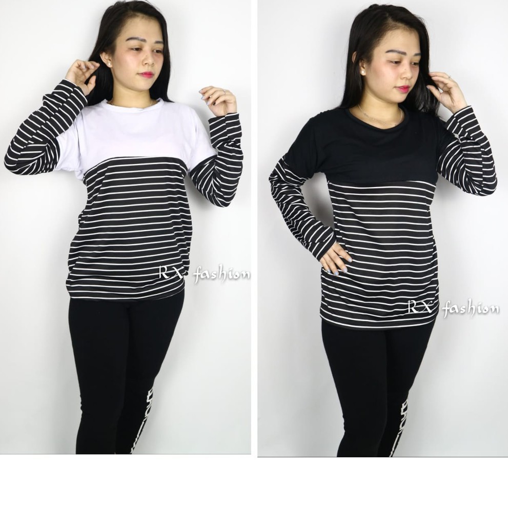 Rx Fashion SELLY BAJU  KAOS  L XXL  JUMBO T SHIRT LENGAN 