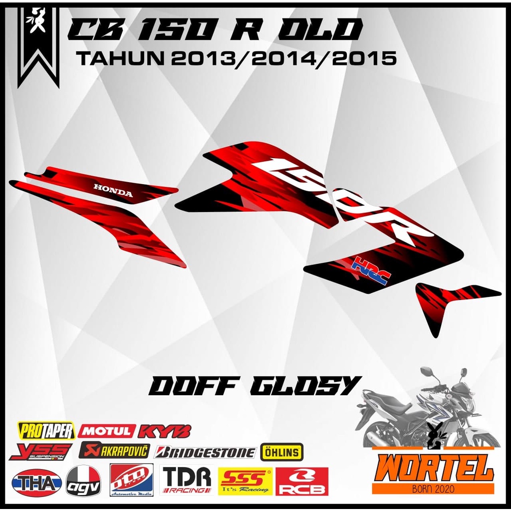 Striping CB 150 R-Sticker Variasi Lis Decal Motor CB150R 2013-2015 Keren