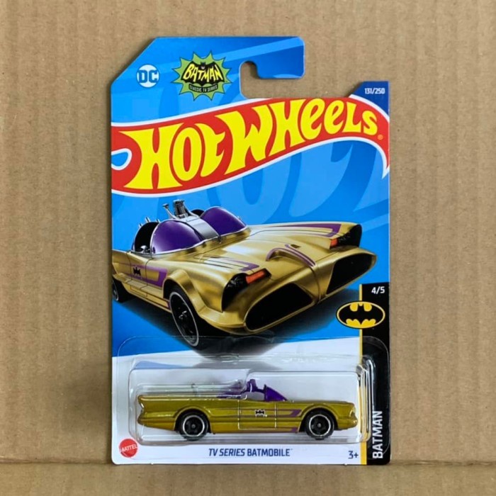 Hotwheels Batman TV Series Batmobile Gold 4/5 - Lot N 2022