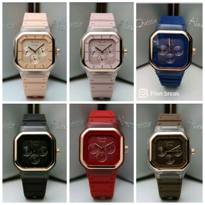Jam Ac wanita AC Rubber BARU / AC2811 rubber / AC 2811 karet Ori
