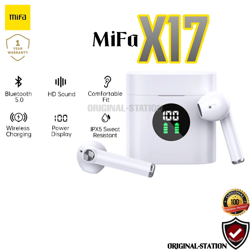 Jual MiFa X17 True Wireless Bluetooth InEar Earbuds Headset TWS Stereo