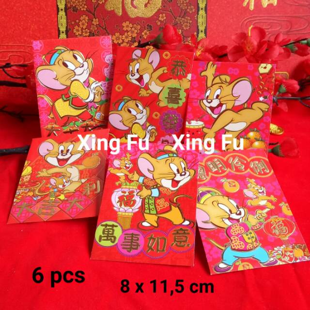 

Harga 6 pcs (1 Bungkus) Angpao Imlek 2022 Shio Harimau Rezeki 219 ChineseNewYear