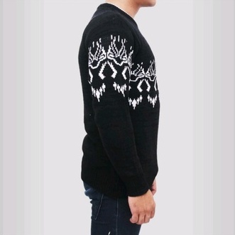 pojoksweater.id - Sweater Rajut Black Phanter Kualitas Terbaik