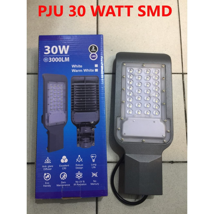 LAMPU JALAN LED 30 WATT PJU LED 30 WATT KAP JALAN 30W SMD STREETLIGHT