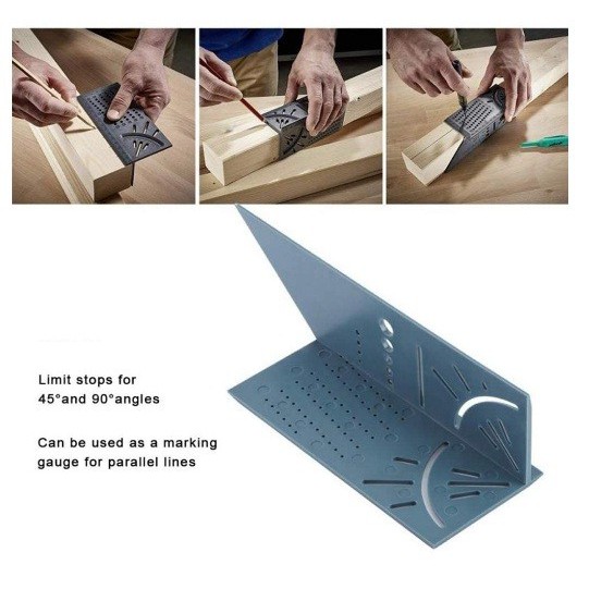 

Penggaris Siku Mitre Marking 3D Marking 3D Woodworking Ruler Marking Gauge