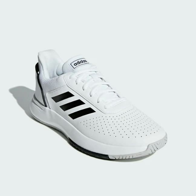 TENIS-SEPATU- SEPATU TENIS ADIDAS COURT SMASH WHITE ORIGINAL -SEPATU-TENIS.