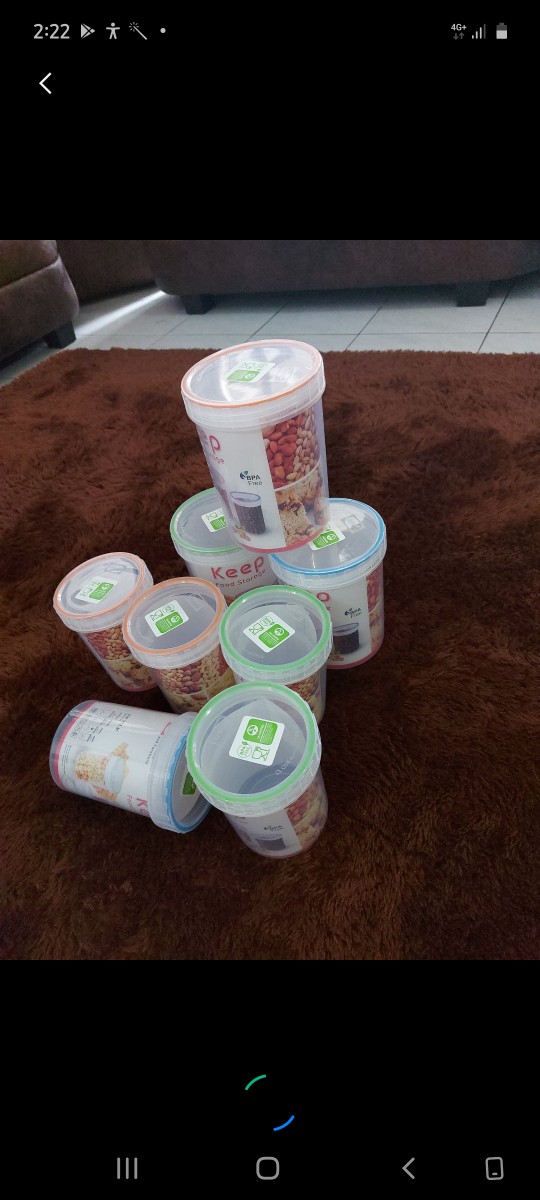 Food Storage Shinpo Toples Keep Penyimpanan Berbagai Makanan Cemilan Kue Permen Kacang Anti Pecah