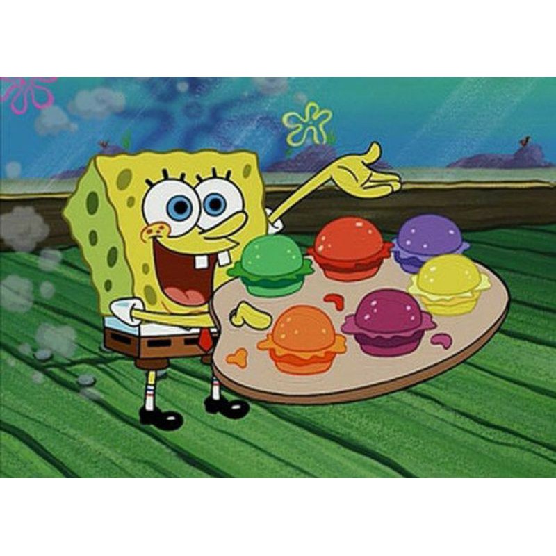 

Krabby Patty dengan berbagai varian rasa
