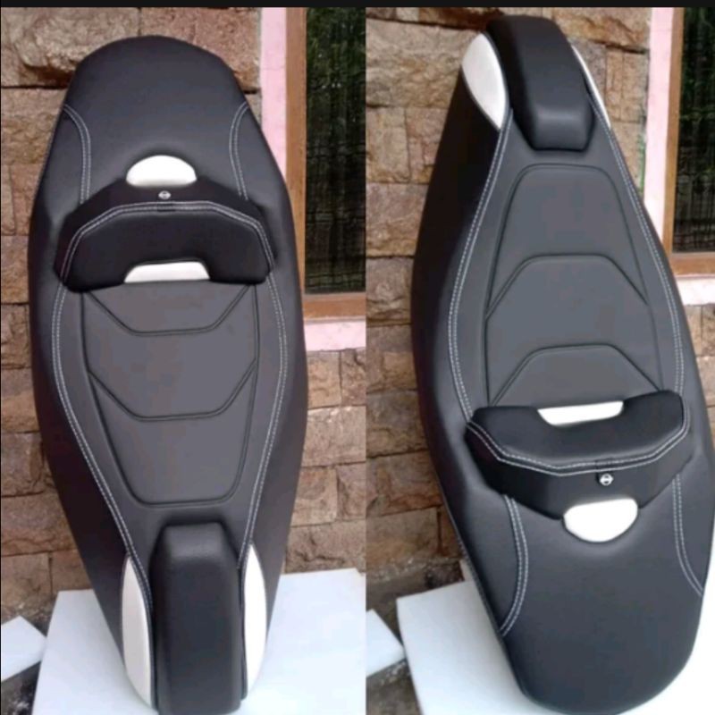 kulit jok modif/costum MBtech honda pcx160 model eropa anti rembes