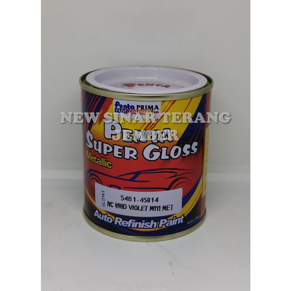Cat Penta Super Gloss NC Vivid Violet M111 Metallic 200cc (utk Wilayah Sumsel, Lampung, Jawa & Bali)