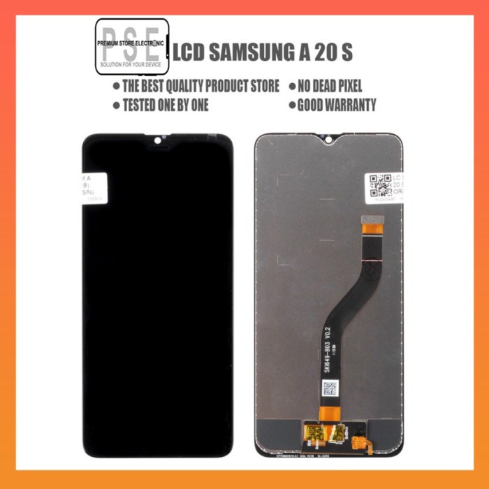 LCD Samsung A20S Original OLED Fullset Touchscreen Garansi 1 Bulan