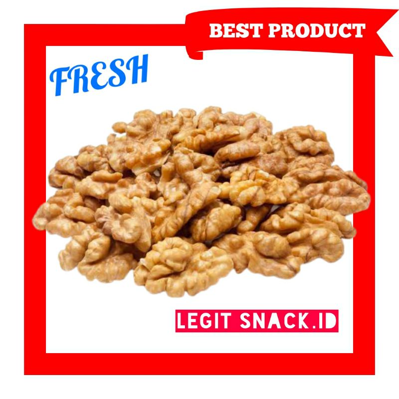 

Kacang Walnut 500 Gr / Kacang Otak Mentah / Raw Walnut