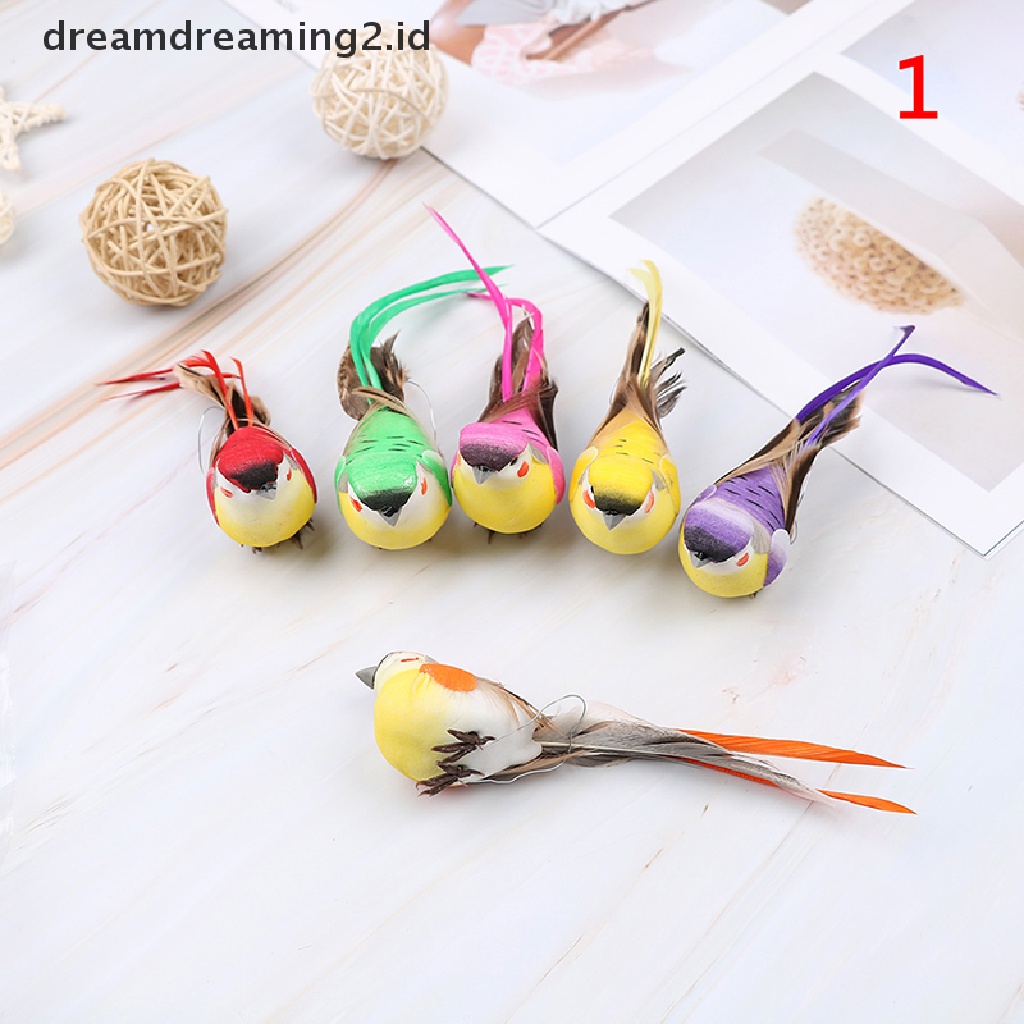 Set Ornamen Sarang Burung mini Buatan Untuk Dekorasi Taman