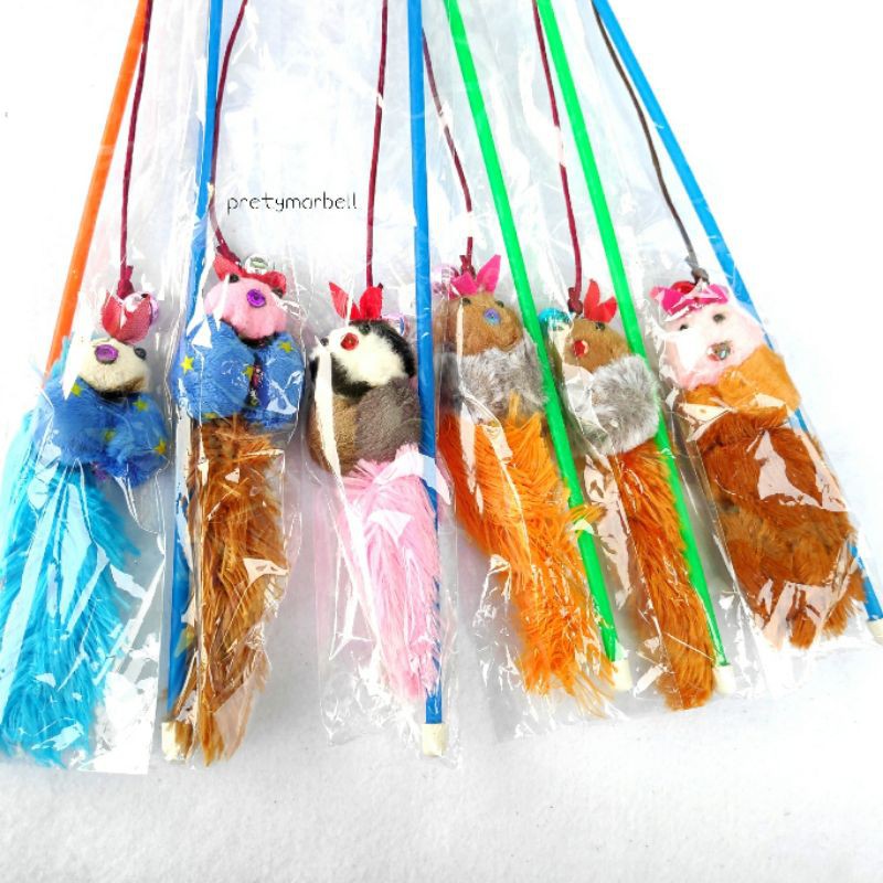 Cat Toys Mainan Kucing Bentuk Tupai Murah