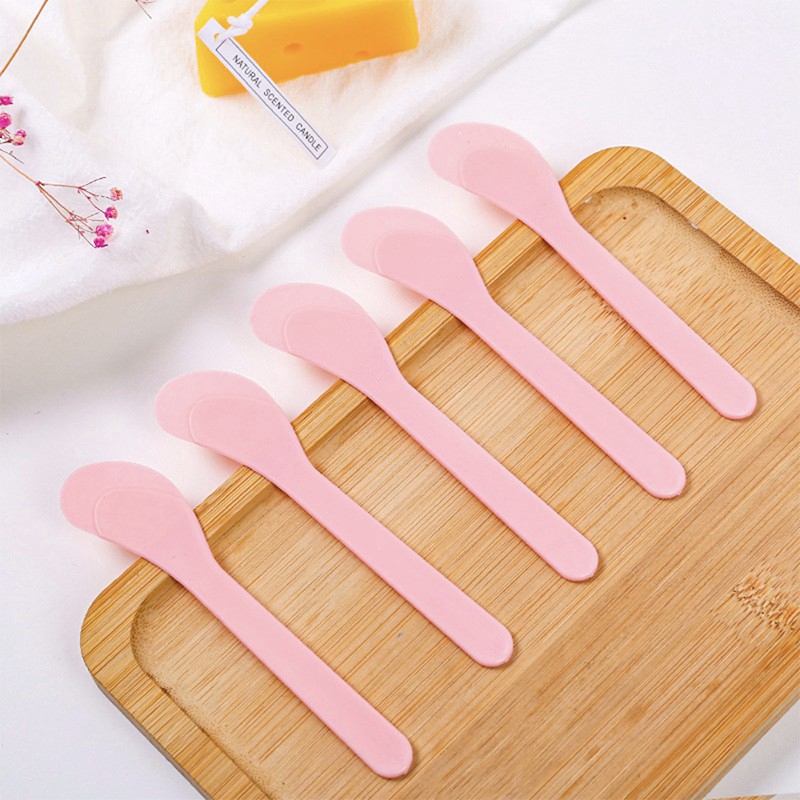 [1KG 130pcs] KUAS MASKER WAJAH SPATULA MASKER KECANTIKAN / KUAS PUTIH PINK