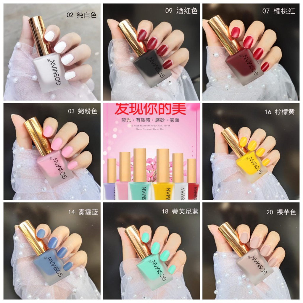 Gosman 1-20 : Kutek satin kutek matte kutek quick dry (GOSMAN-8016)