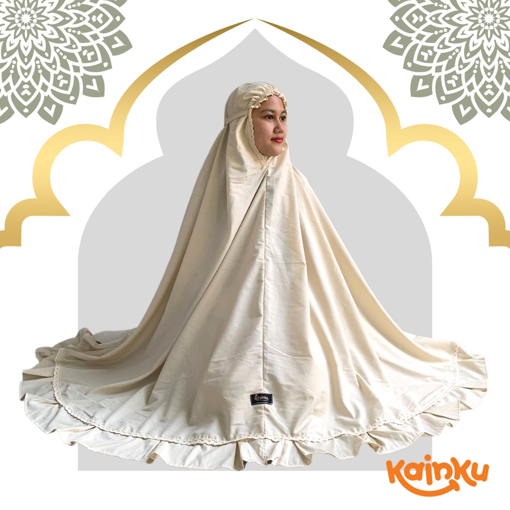 Mukena Dewasa Mukenah katun premium Mukena renda