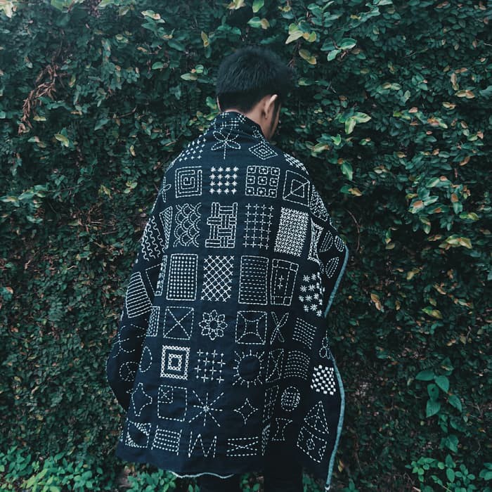 

Sashiko Denim Multi Pattern Multi Purpose by Siashiko