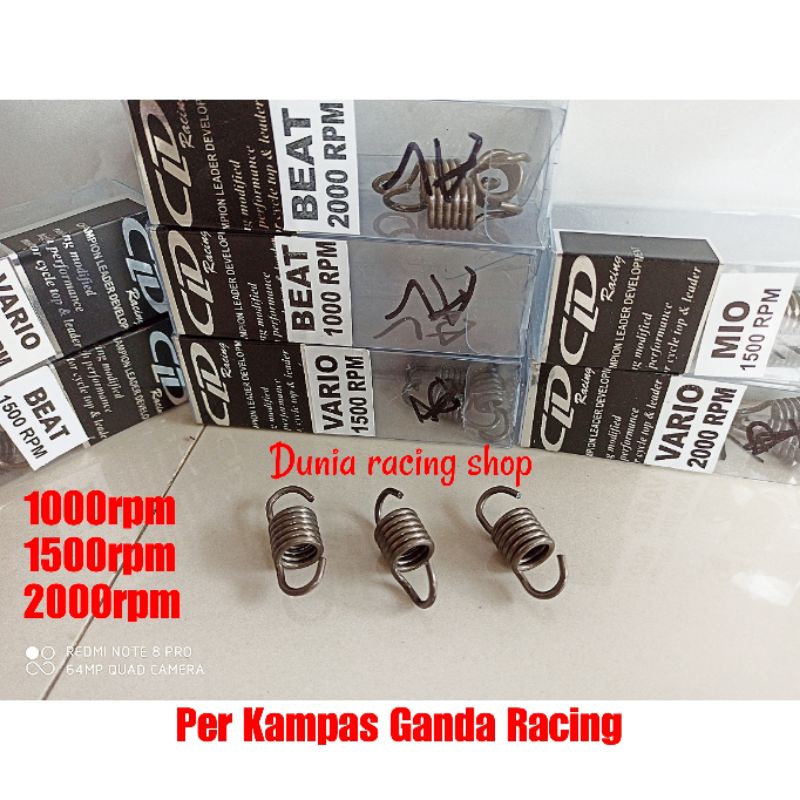 Per kampas ganda Kawahara CLD Beat Mio Vario Scoopy Spacy Nouvo PCX ADV Vario 125 Vario 150 160 Nmax Fazzio Lexi Xeon Fino Aerox Mio gear FreeGo Mio M3 Nouvo Mio j Xeon X ride