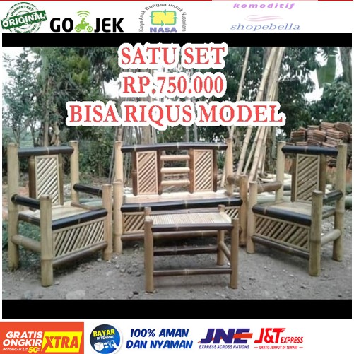 Jual KURSI BAMBU | Shopee Indonesia